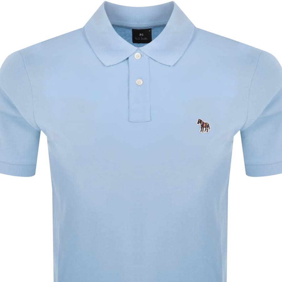 PS Paul Smith Short Sleeve Polo Shirt Blue